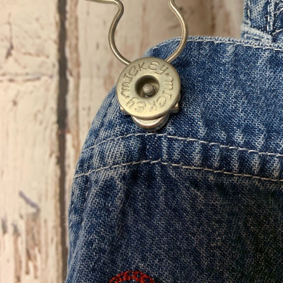 Sold vtg 90s Mickey Mouse Cowboy Mickey overalls - Picture 12 of 16